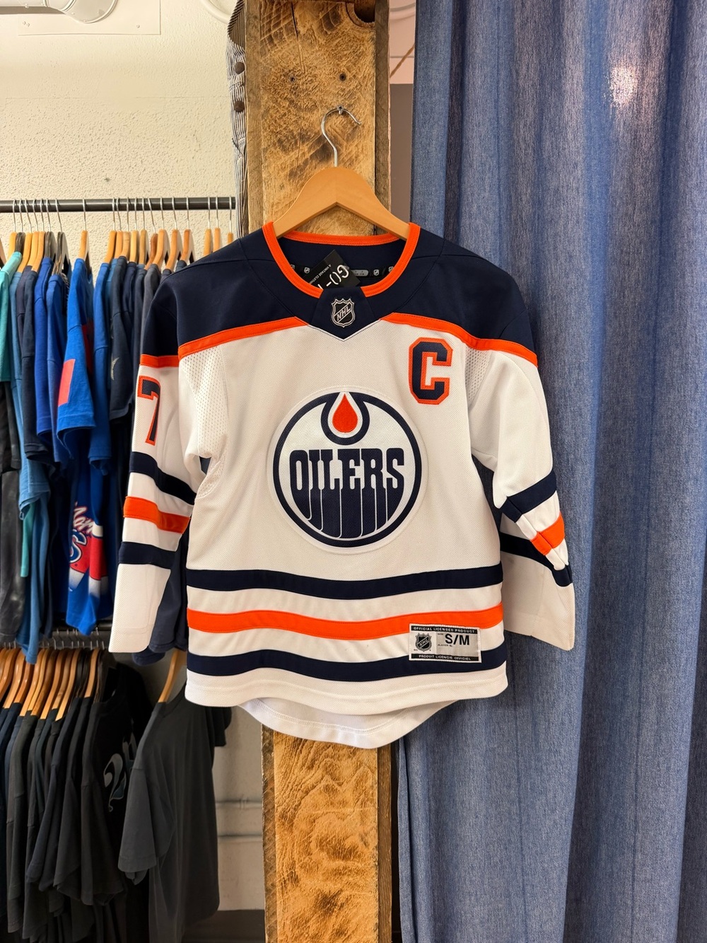 Edmonton oilers kids jersey
